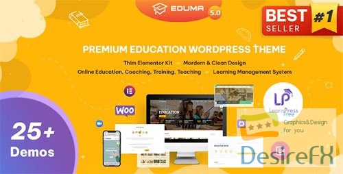 ThemeForest - Eduma v5.0.6 - Education WordPress Theme - 14058034 - NULLED