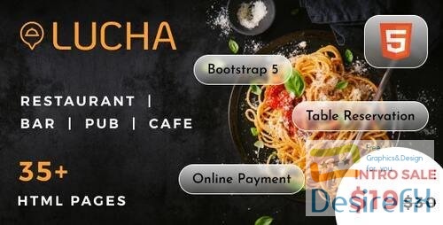 ThemeForest - Lucha - Multipage Restaurant HTML Template 38987548