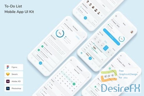 To-Do List Mobile App UI Kit