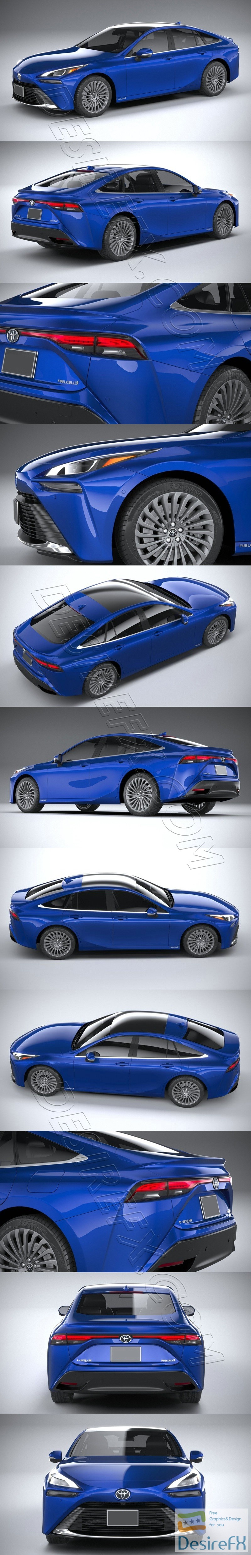 Toyota Mirai 2022 3D Model
