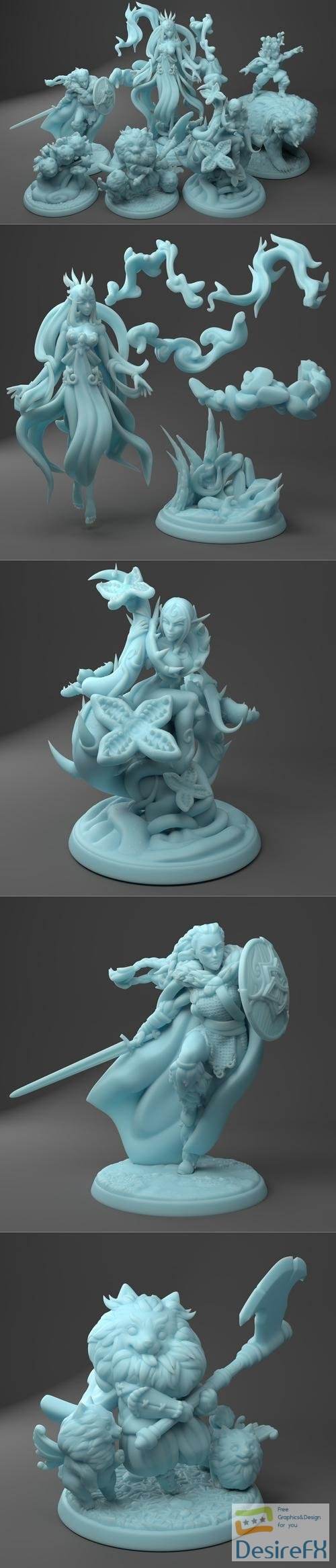 Twin Goddess Miniatures March 2021 – 3D Print