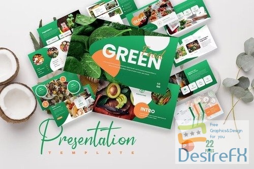 Vegi Organic Food PowerPoint Presentation Template
