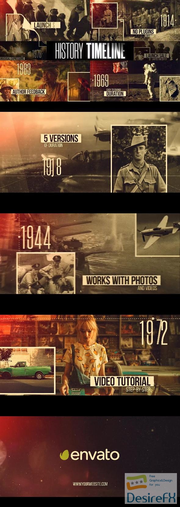 Videohive Events - Cinematic History Timeline 33323125