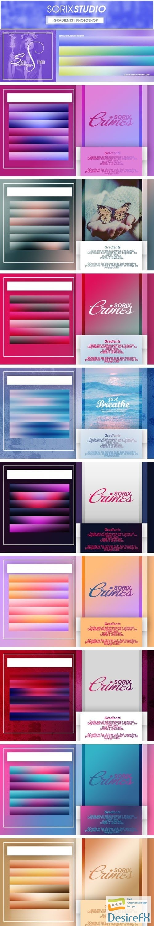 60+ Awesome Gradients Pack for Photoshop