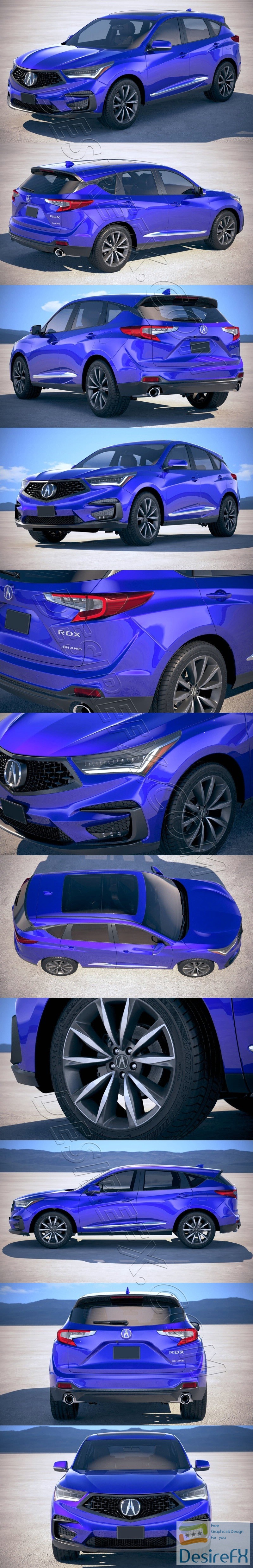 Acura RDX 2019 3D Model