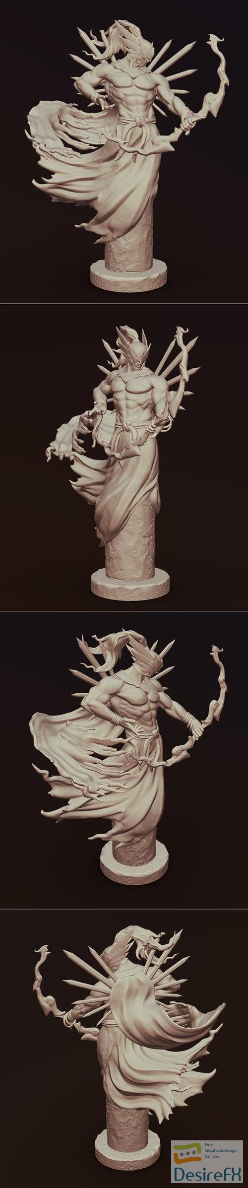 Archer Statue – 3D Print