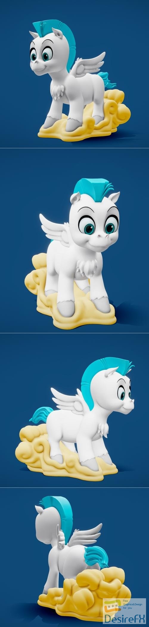 Baby Pegasus Hercules 1997 – 3D Print