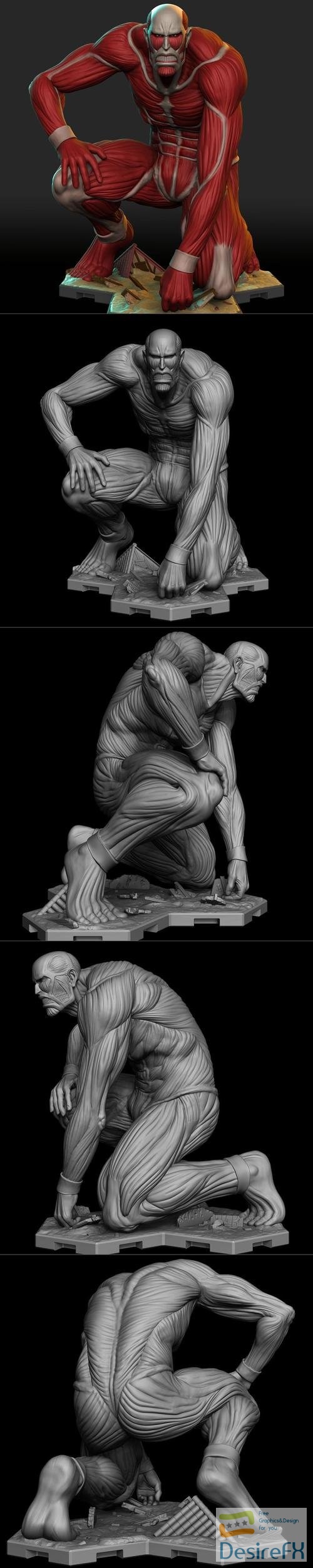 Bertholdt colossal Titan V2 – 3D Print