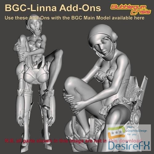 BGC Linna HARD Suit - ADULT Add-Ons ONLY – 3D Print