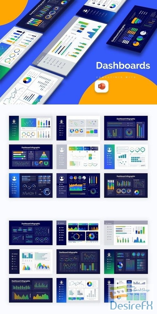 Business Dashboard PowerPoint Infographics
