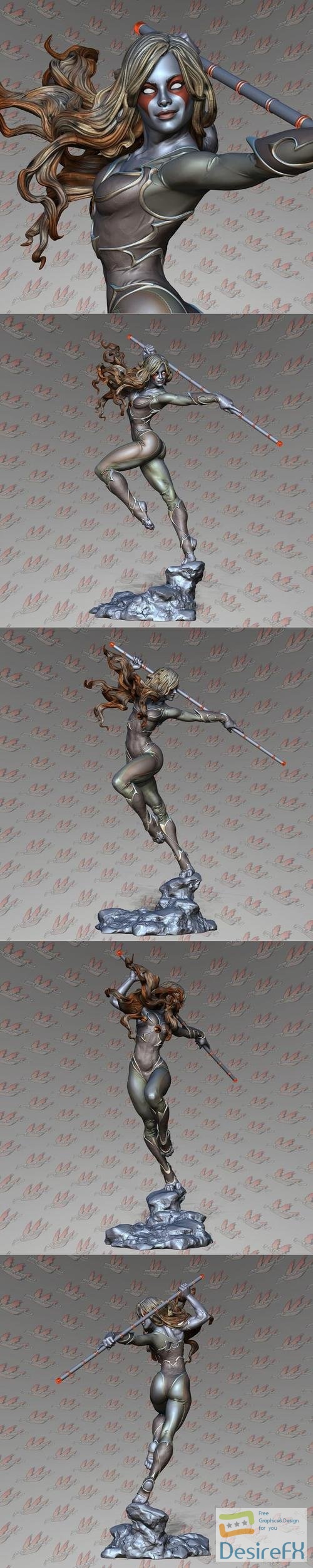 Cheetara - Gargoyles - Prey Collection Studio – 3D Print
