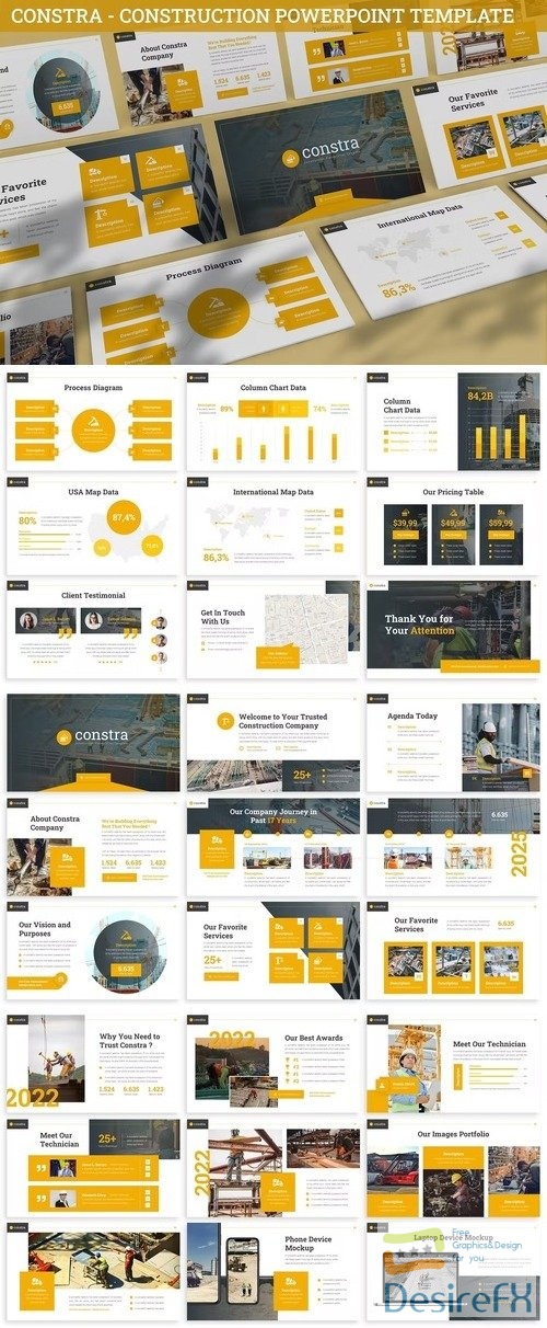 Constra - Construction Powerpoint Template