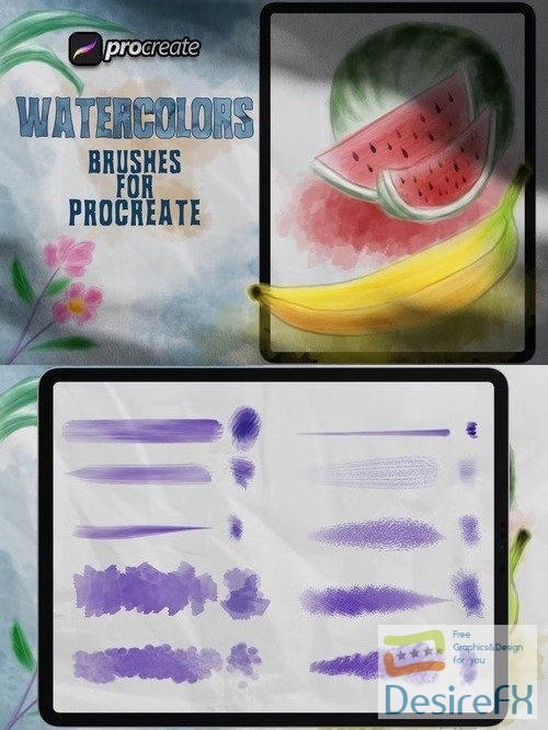 Dans Watercolor Brush Procreate