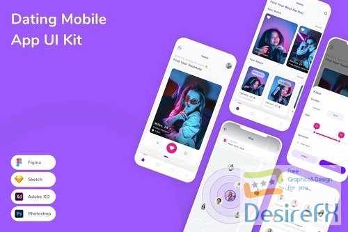 Dating Mobile App UI Kit