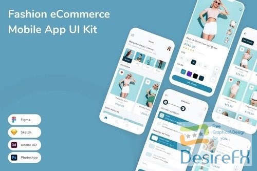 Fashion eCommerce Mobile App UI Kit