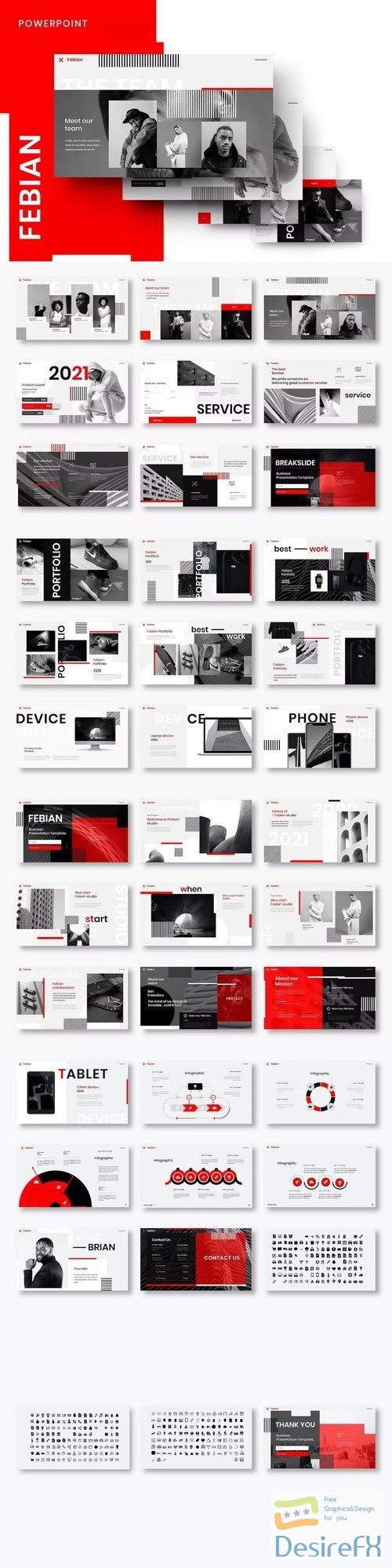 Febian - Business Powerpoint, Keynote and Google Slides Template