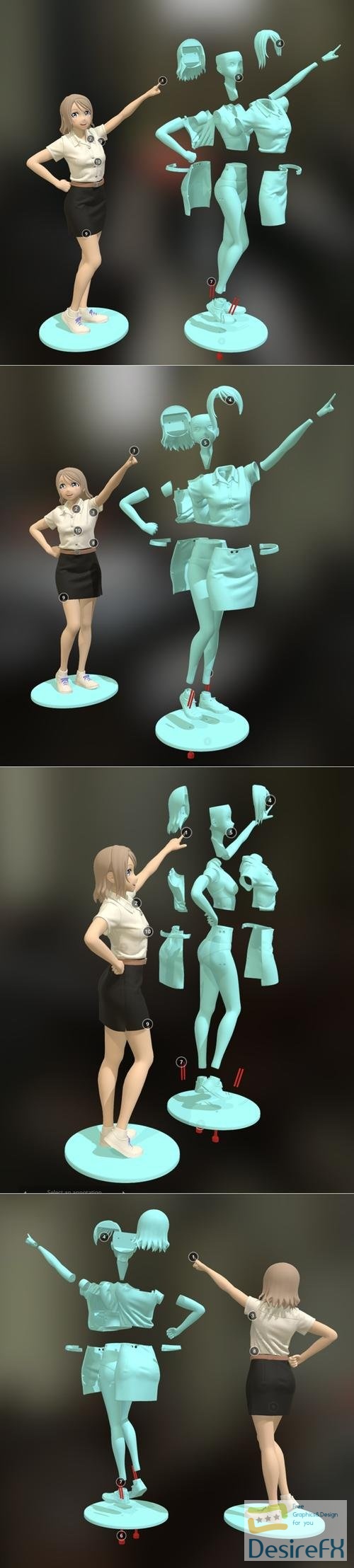 Freshy Girl – 3D Print