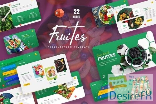 Fruites Organic Food PowerPoint Presentation
