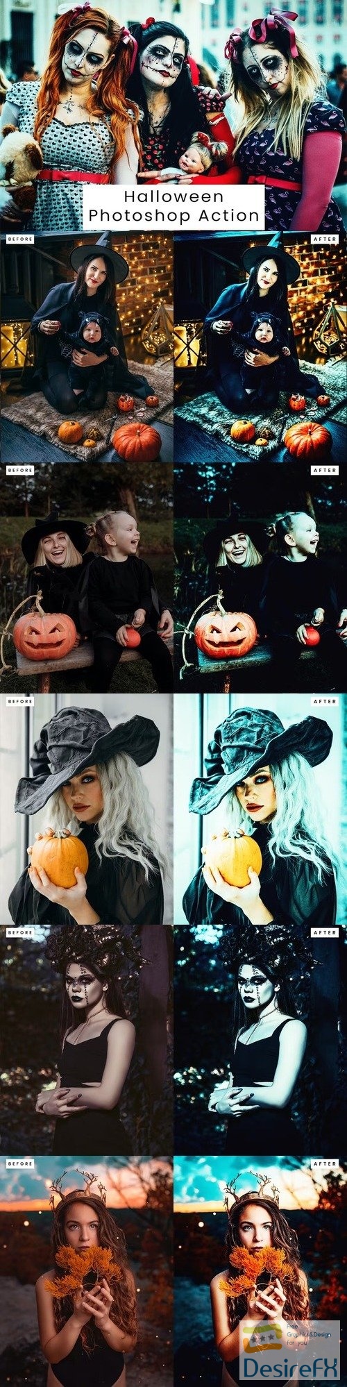 Halloween Photoshop Action