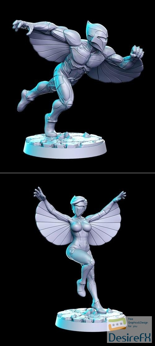 Hawkith and Ladybird - RN Estudio – 3D Print