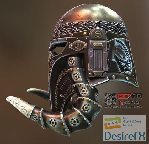 Hex3D - Myth Mando – 3D Print