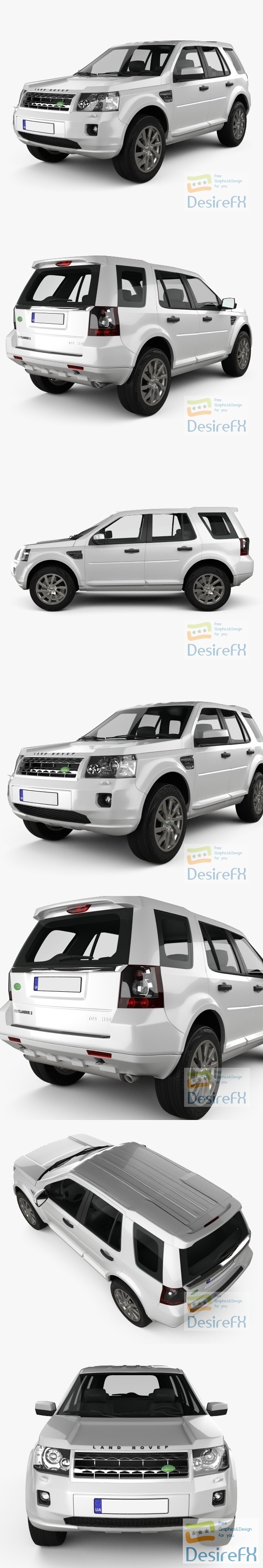 Land Rover Freelander 2011 3D Model