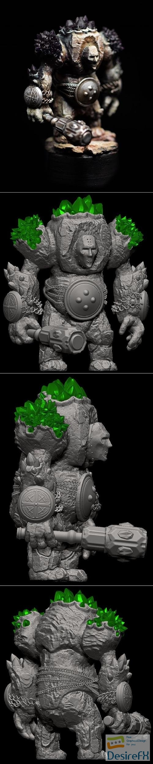 Mark Golem Cave – 3D Print
