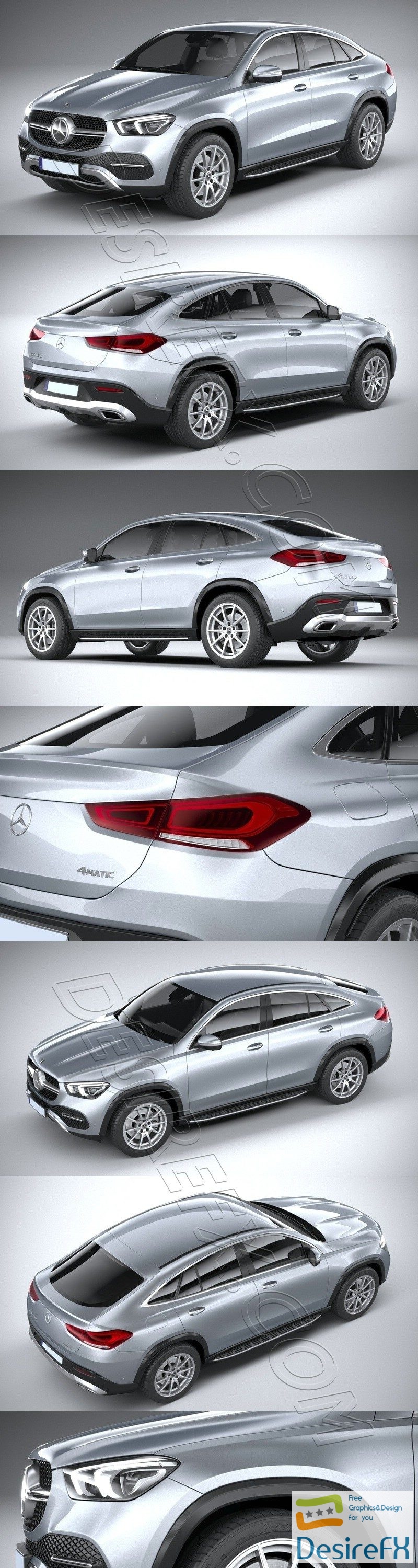 Mercedes-Benz GLE Coupe 2020 3D Model