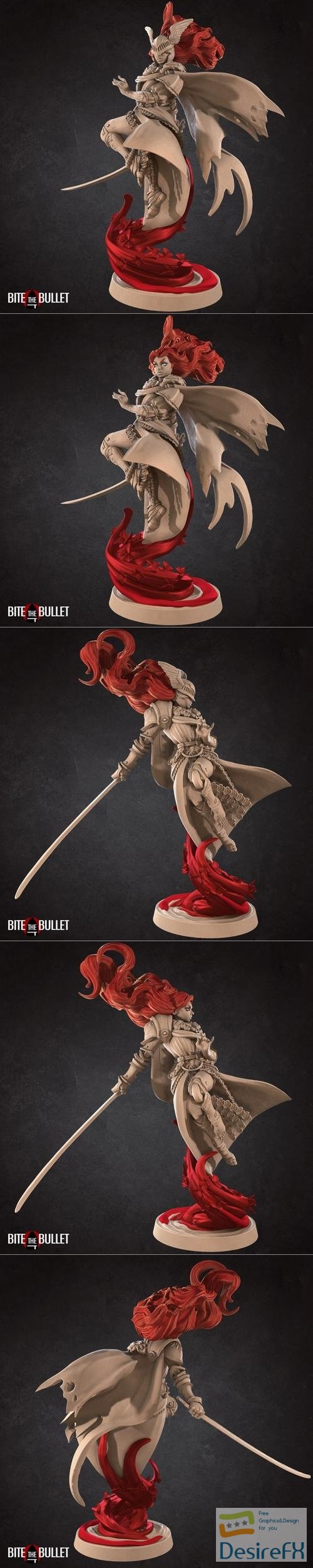 Morgana the Scarlet Goddess - 2 Versions – 3D Print