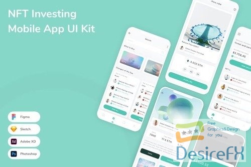 NFT Investing Mobile App UI Kit