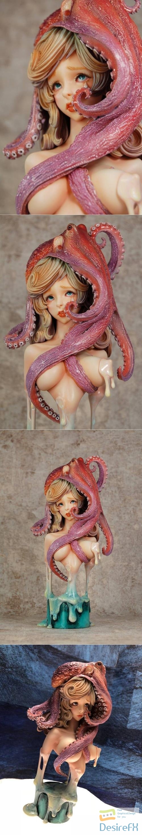 Octopus Girl – 3D Print