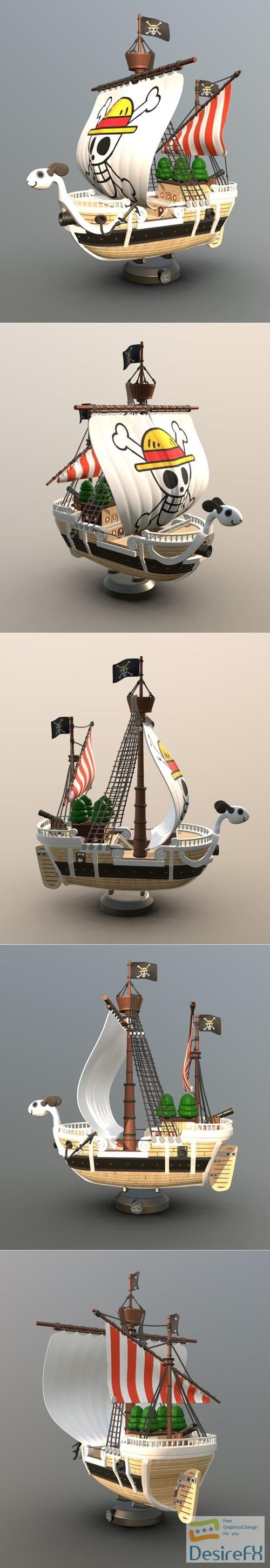 One Piece - Going Merry – 3D Print