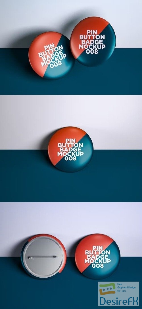 Pin Button Badge Mockup 008