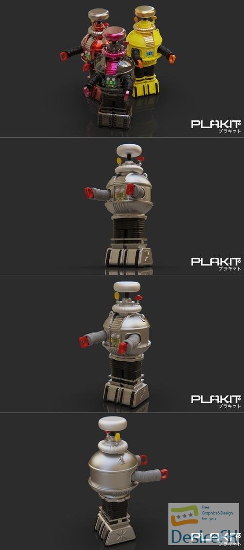 PlaKit - LostIn Space Robot B-9 – 3D Print