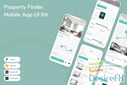 Property Finder Mobile App UI Kit