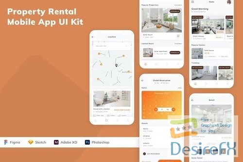 Property Rental Mobile App UI Kit