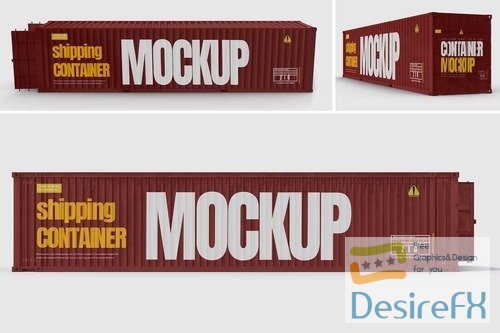 Shipping Container Mockups