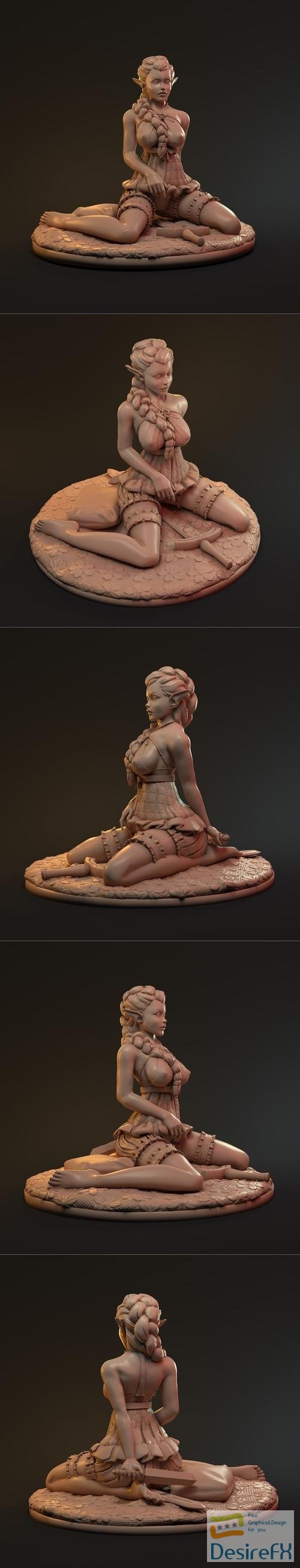 Sisters of the Dawn - Slave – 3D Print