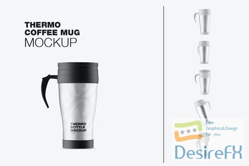 Stainless Steel Cup Mockup