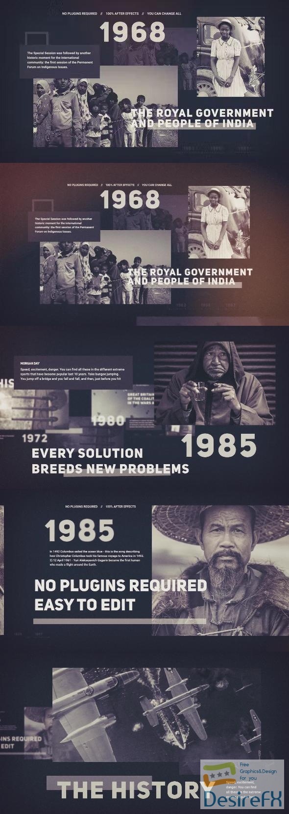 Videohive - History Timeline - 35037669
