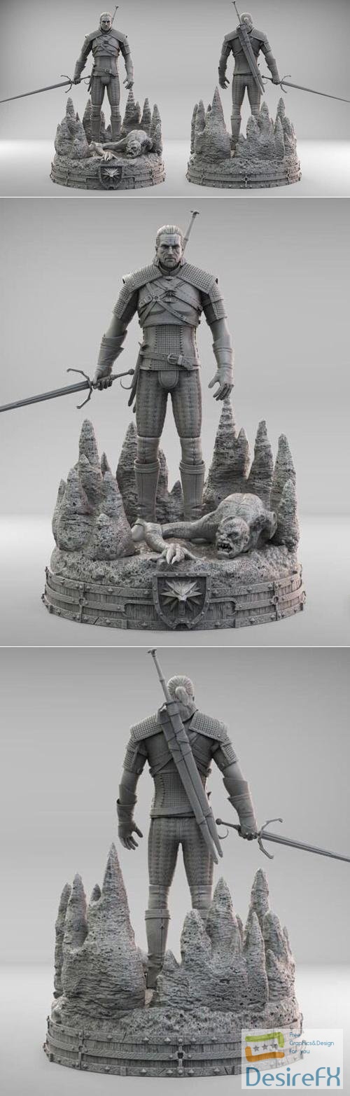 Witcher Geralt – 3D Print