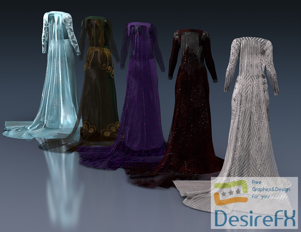 dForce Queens Wrath Outfit for Genesis 8 and 8.1 Females