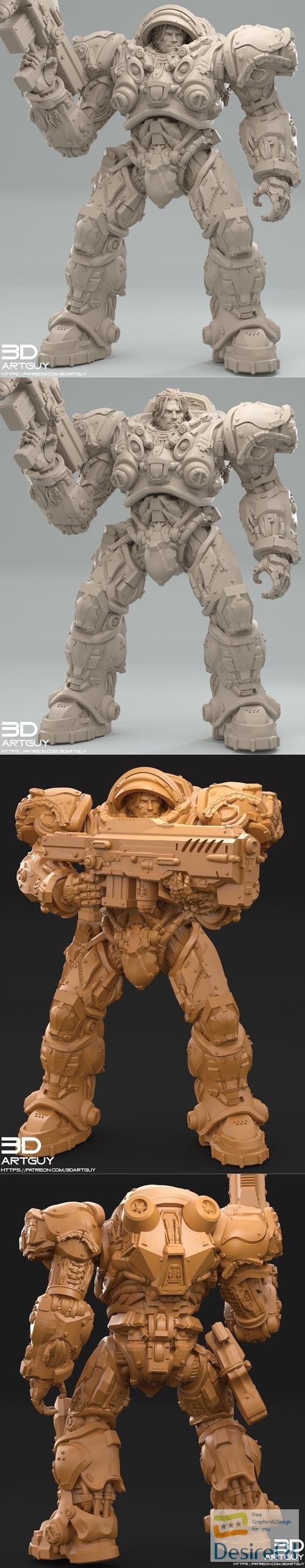 3DArtGuy - Space Cowboy – 3D Print