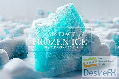 Abstract Frozen Ice Backgrounds #01