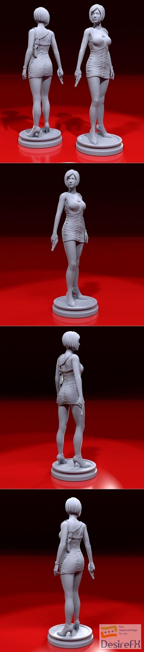 Ada Wong By H3ll Creator – 3D Print