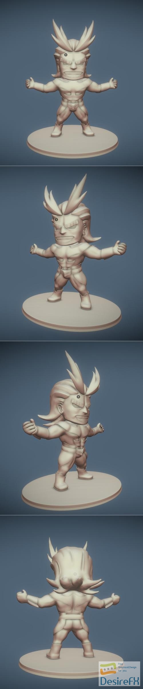 All Might – 3D Print