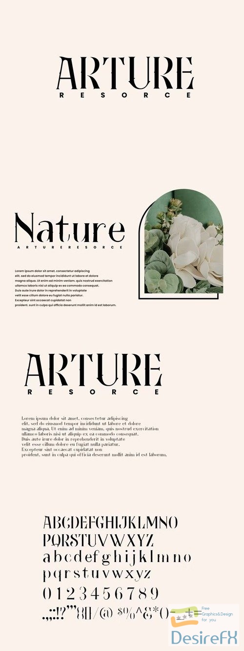 Arture - Vintage Font