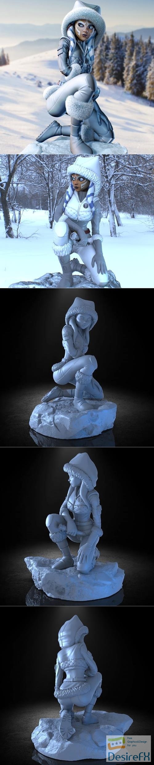 Ashoka Winter – 3D Print