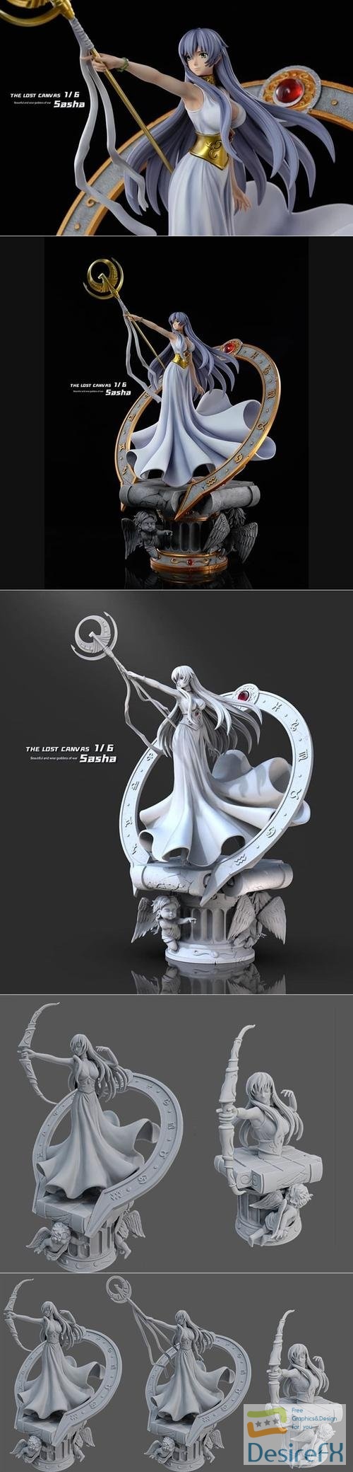 Athena from Saint Seiya – 3D Print