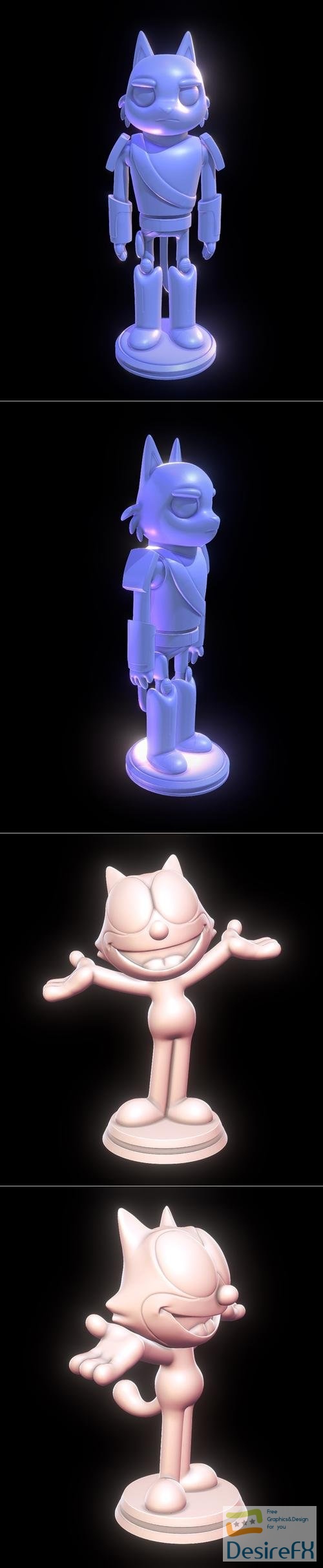 Avocato - Final Space and Felix the Cat – 3D Print